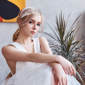 BBTO princess crowns with combs in silver add secure fit for events