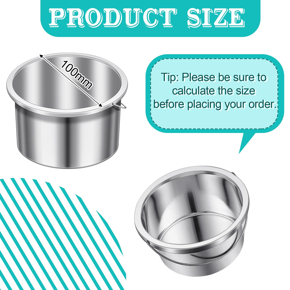 BBTO wax warmer liner in a 2-pack for quick swaps and cleaner sessions.