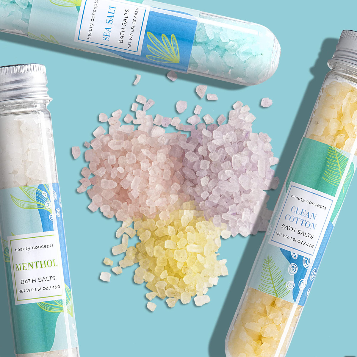 B C Beauty Concepts bath salts Honey Rose for a luxurious spa feel