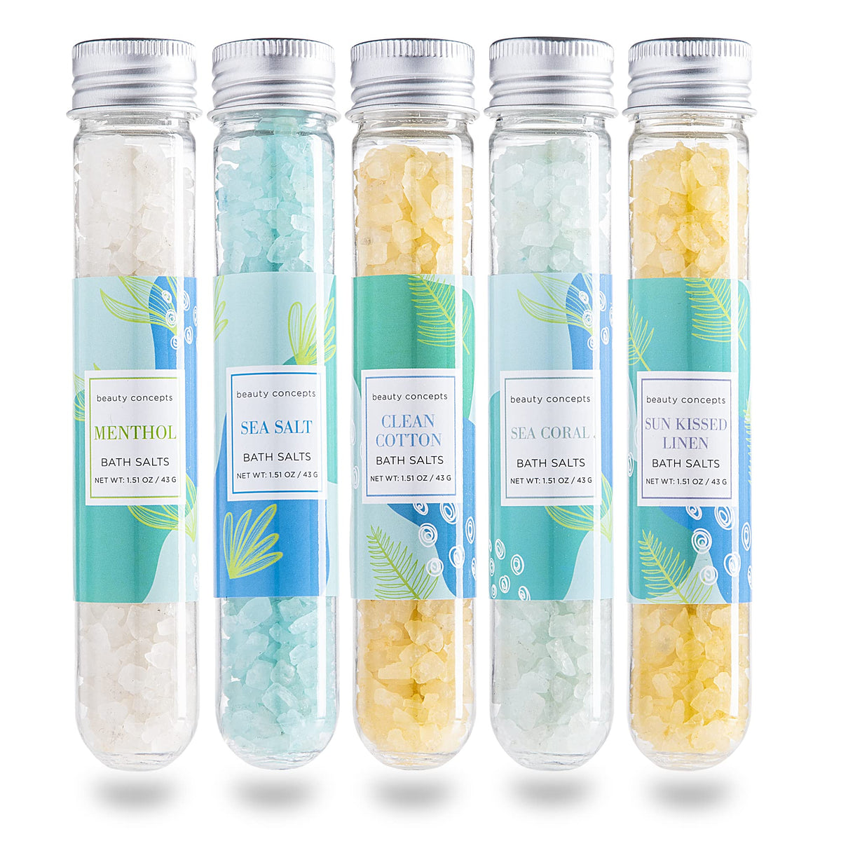 B C Beauty Concepts bath salts Vanilla Almond for a calming soak
