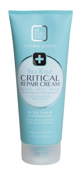 BCL Spa Critical Repair Cream jar with arnica flowers for soothing, hydrating care.