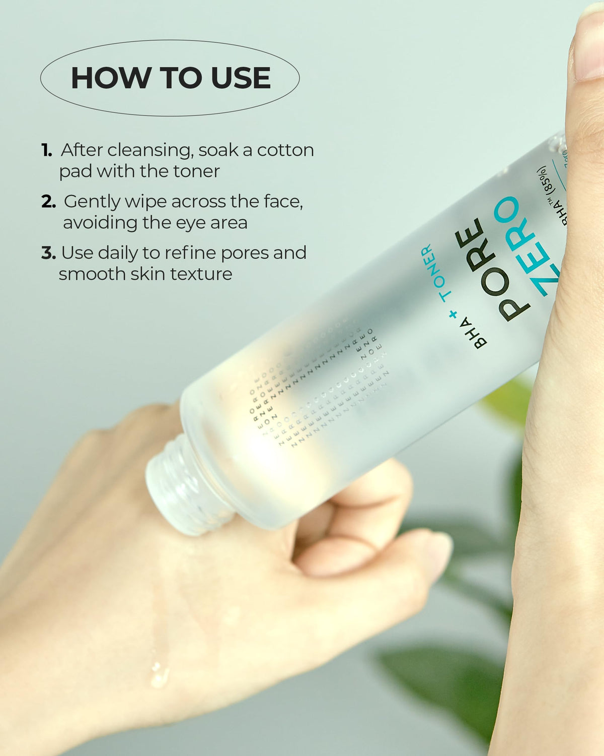 BE THE SKIN Pore Zero Toner vegan and cruelty-free certification badge.