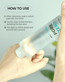 BE THE SKIN Pore Zero Toner vegan and cruelty-free certification badge.