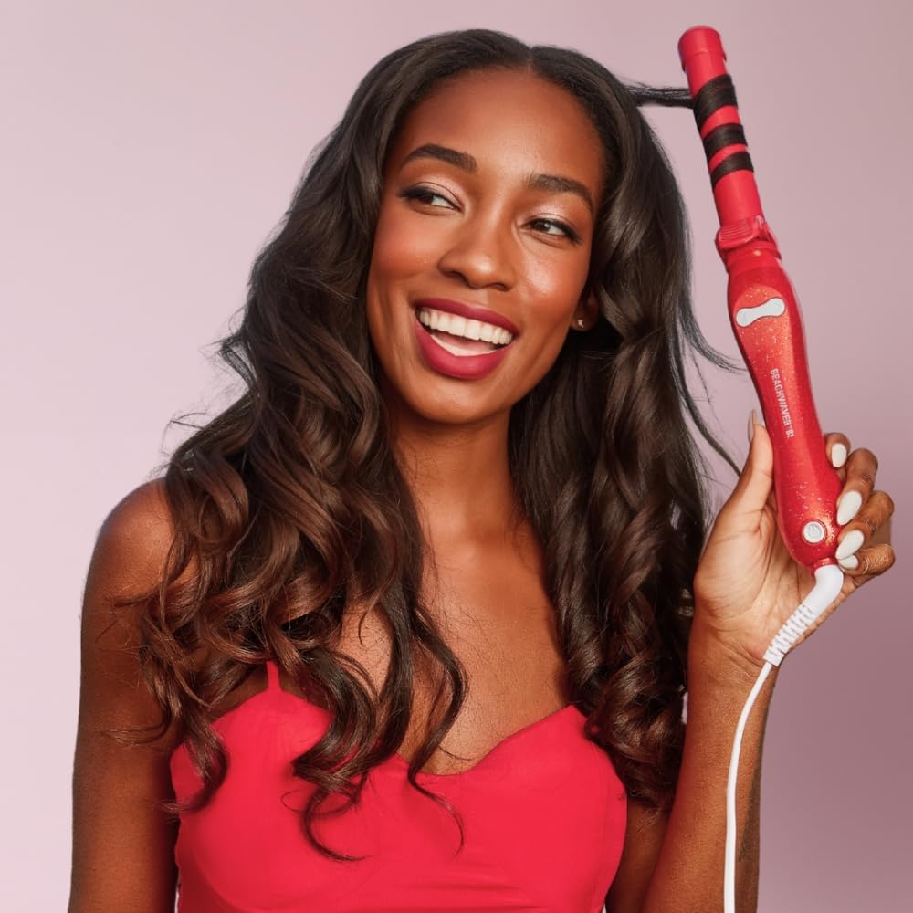 The Beachwaver Co B1 auto shut-off after 30 minutes for safety.