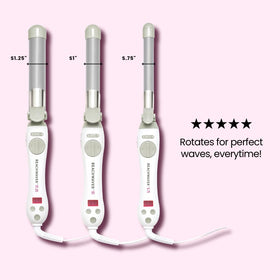 Beachwaver S1.25 digital temperature clock for precise heat control.