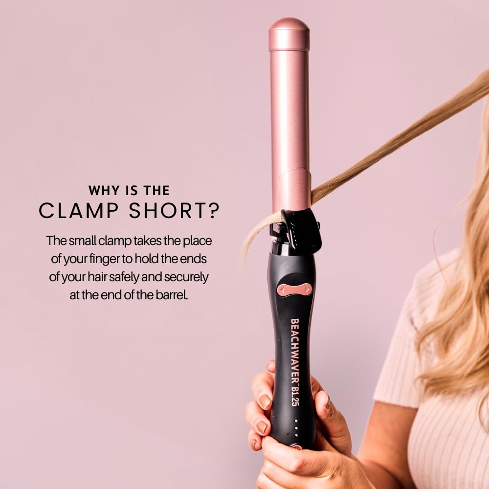 Beachwaver S1.25 ergonomic design for comfortable daily use.