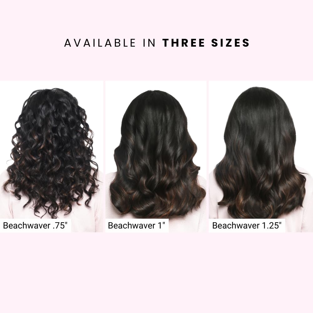 Beachwaver S1.25 auto shut-off enhances safety after styling.