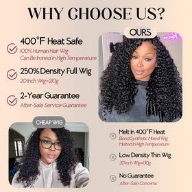 Beaciya 250% density Burmese curls add rich texture and body.