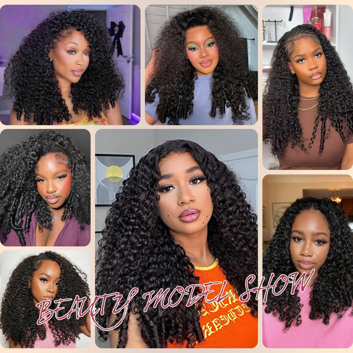 Beaciya 20 inch wig for quick flip-over weave.