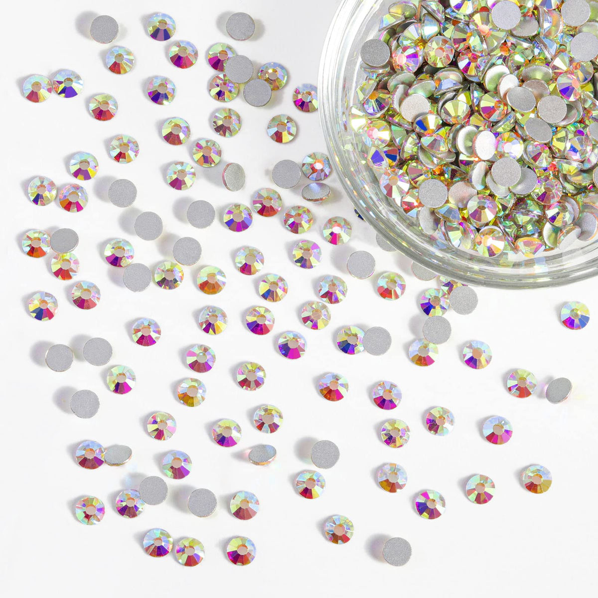 BEADSLAND crystal AB flatback rhinestones for bags and shoes