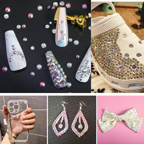 BEADSLAND crystal AB flatback rhinestones for face art and body decor