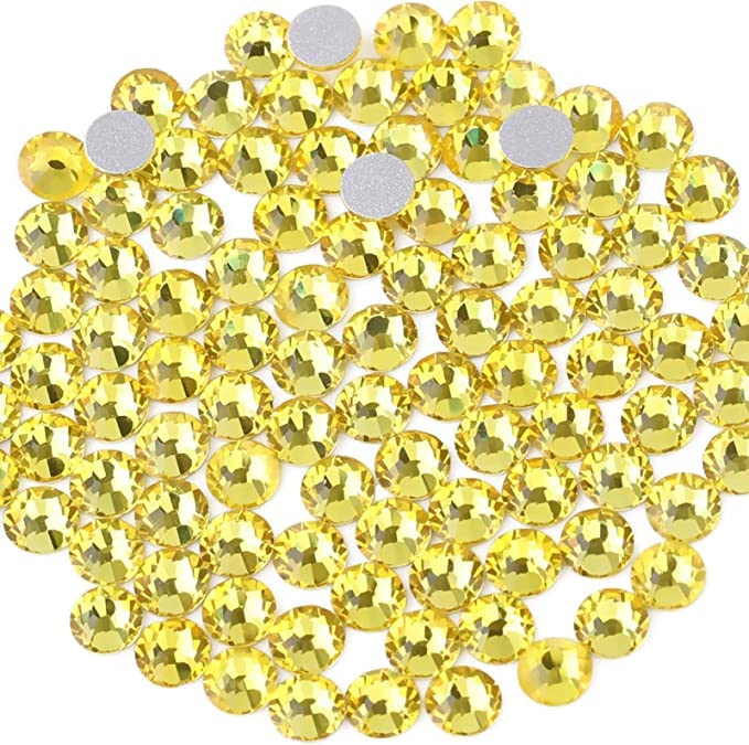 BEADSLAND flat-back glass rhinestones in SS20 size for precise adhesion.