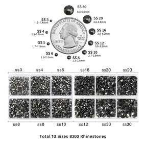 BEADSLAND nail art rhinestones elevate DIY designs.