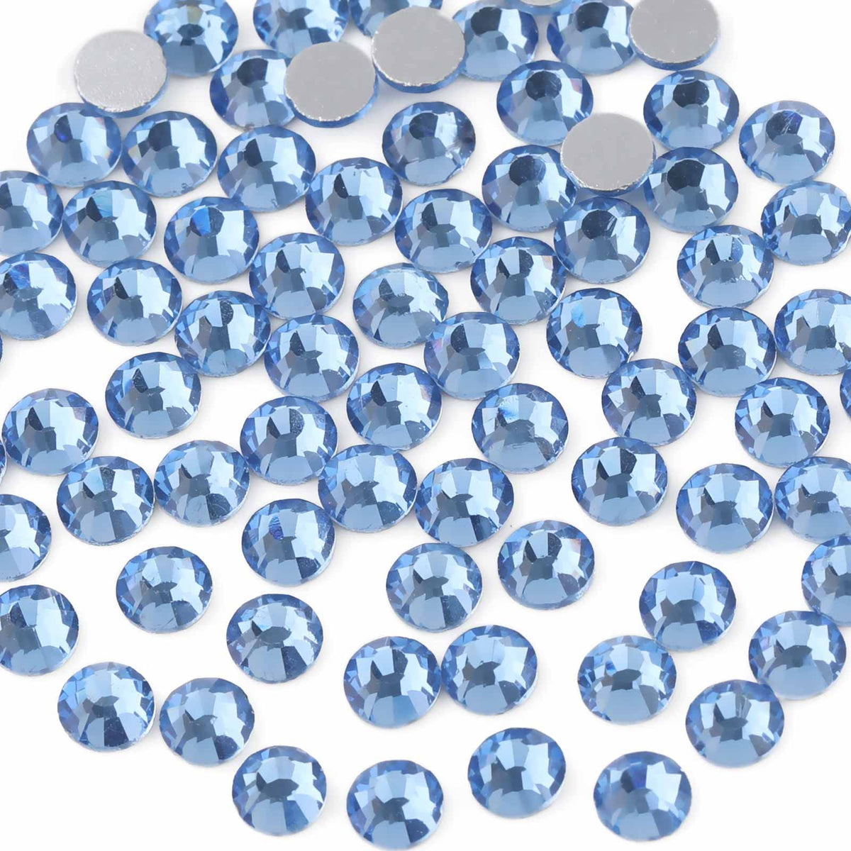 Beadsland nail art rhinestones with glue-ready flat-back sparkle.