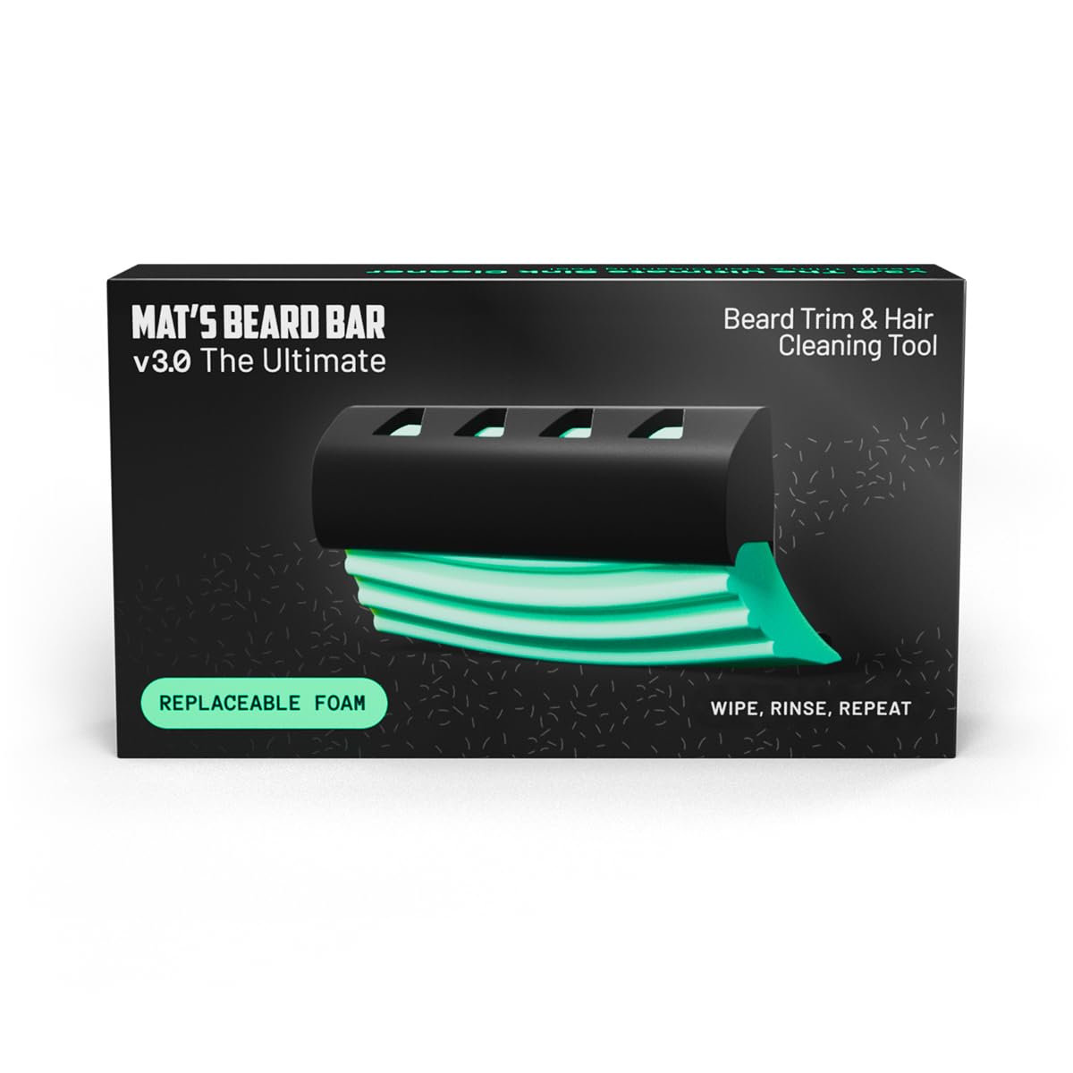 BEARD BAR Mat Ultimate v3.0 reusable design reduces waste in grooming