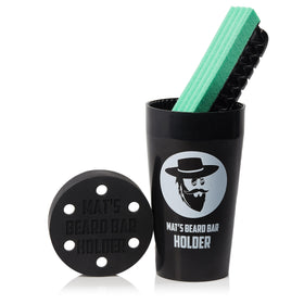 Elegant bathroom setup featuring Beard Bar Pro V2 as a tidy reminder.