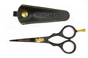 Beard & Bates 1878 Black Label Shears held for balanced control