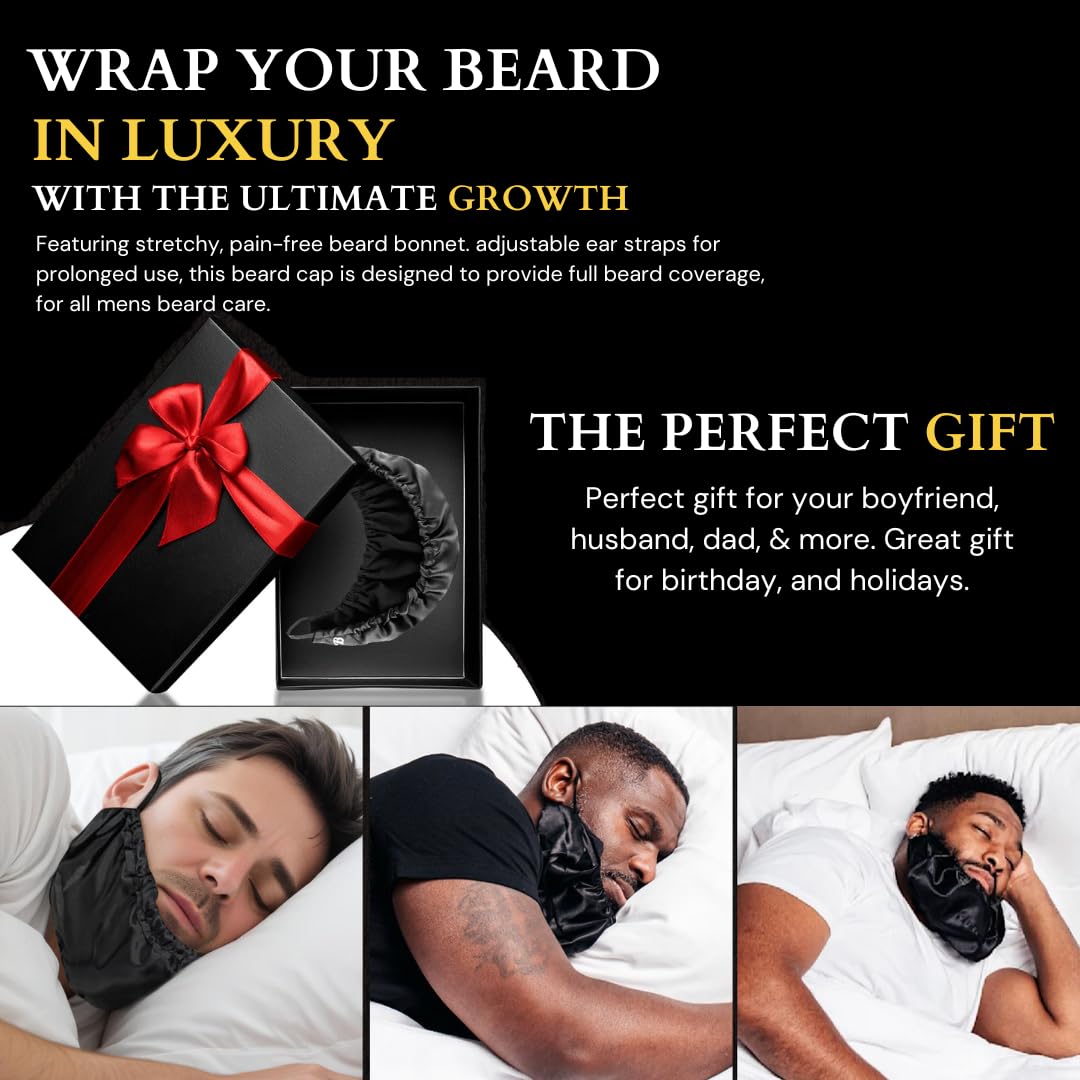 Beard Bonnet offers full coverage for various beard lengths.