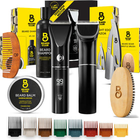 Beard Club grooming kit beard trimmer for precise shaping and styling versatility.