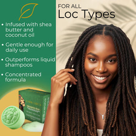 Beard Gains Lion Locs 3-in-1 bar for hair and body
