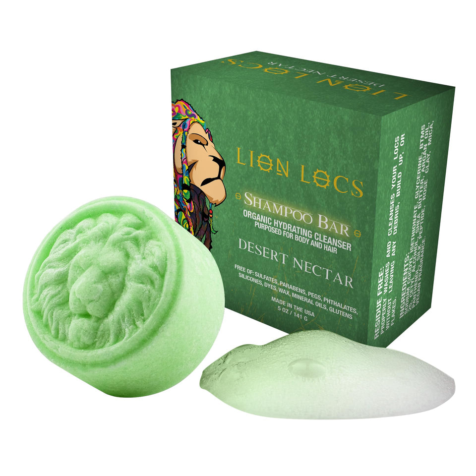 Beard Gains Lion Locs shampoo bar lather for dreadlocks and textured hair