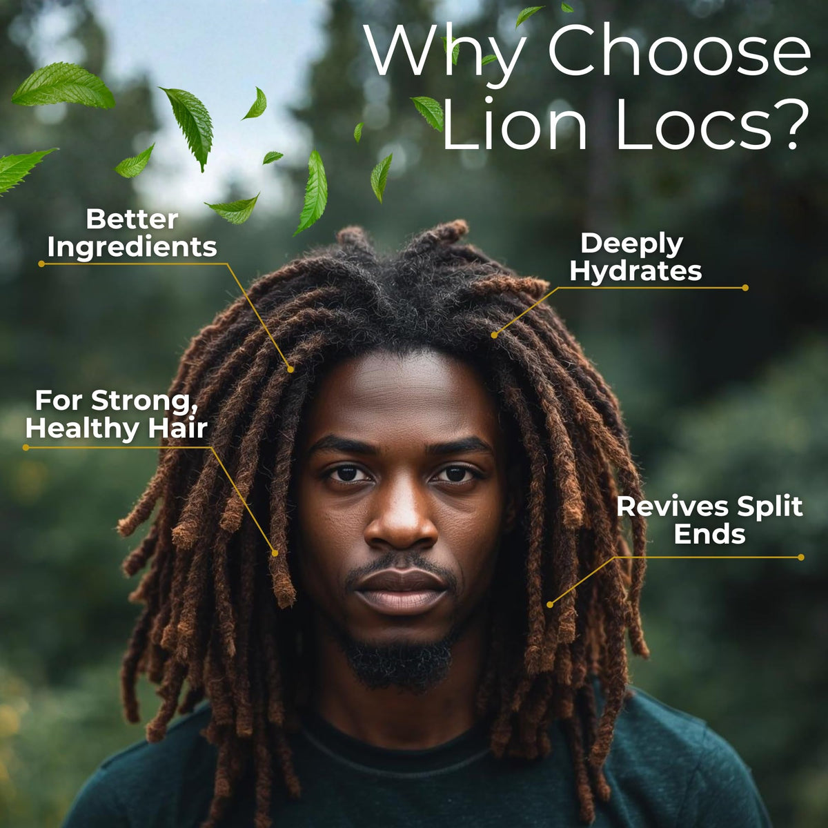 Beard Gains Lion Locs clean rinse display with suds