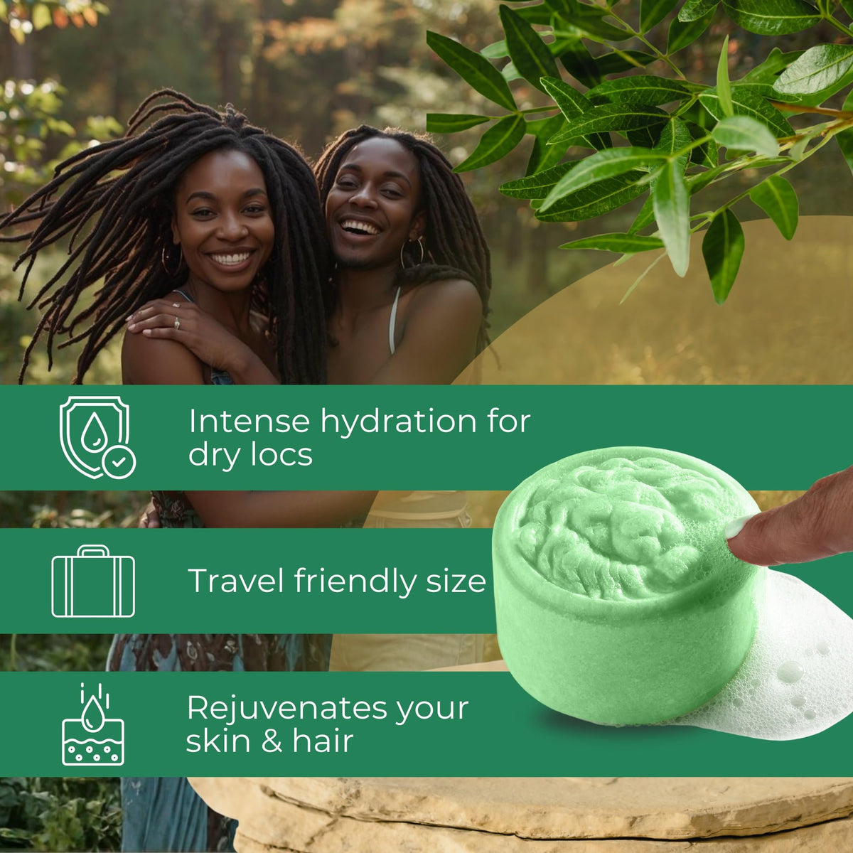 Beard Gains Lion Locs travel kit bar compact for travel