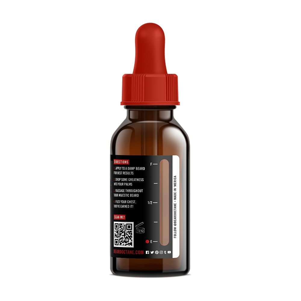 Beard Octane Envy uses argan, jojoba, meadowfoam to deeply hydrate beard and skin