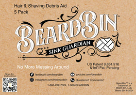 BeardBin Sink Guardian compact-storage fits in your cabinet.