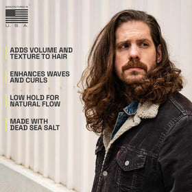 Beardbrand USA-made quality highlighted on packaging.