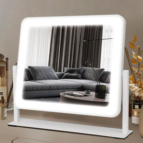 Bearolve vanity mirror with lights showing a 14x12 inch view for precise makeup application