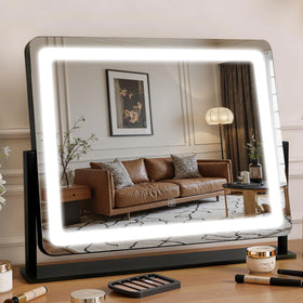 Bearolve vanity mirror with 22x17 lighting for precise makeup application