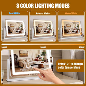 Bearolve vanity mirror dimmable control with smooth brightness adjustment