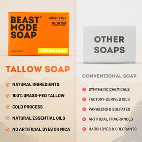 Beast Mode Soap handcrafted bar for men everyday use