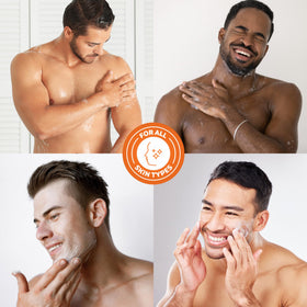 Beast Mode Soap for Men unscented skin application suggests gentle cleansing.