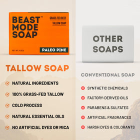 Beast Mode Soap for rugged use during outdoor activities and workouts.
