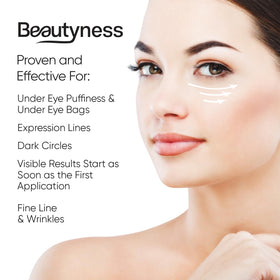 beatool Instant Ageless Eye Cream tube-dispense for precise under-eye application and targeted results