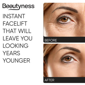 beatool Instant Ageless Eye Cream being applied to the under-eye area for refreshed look