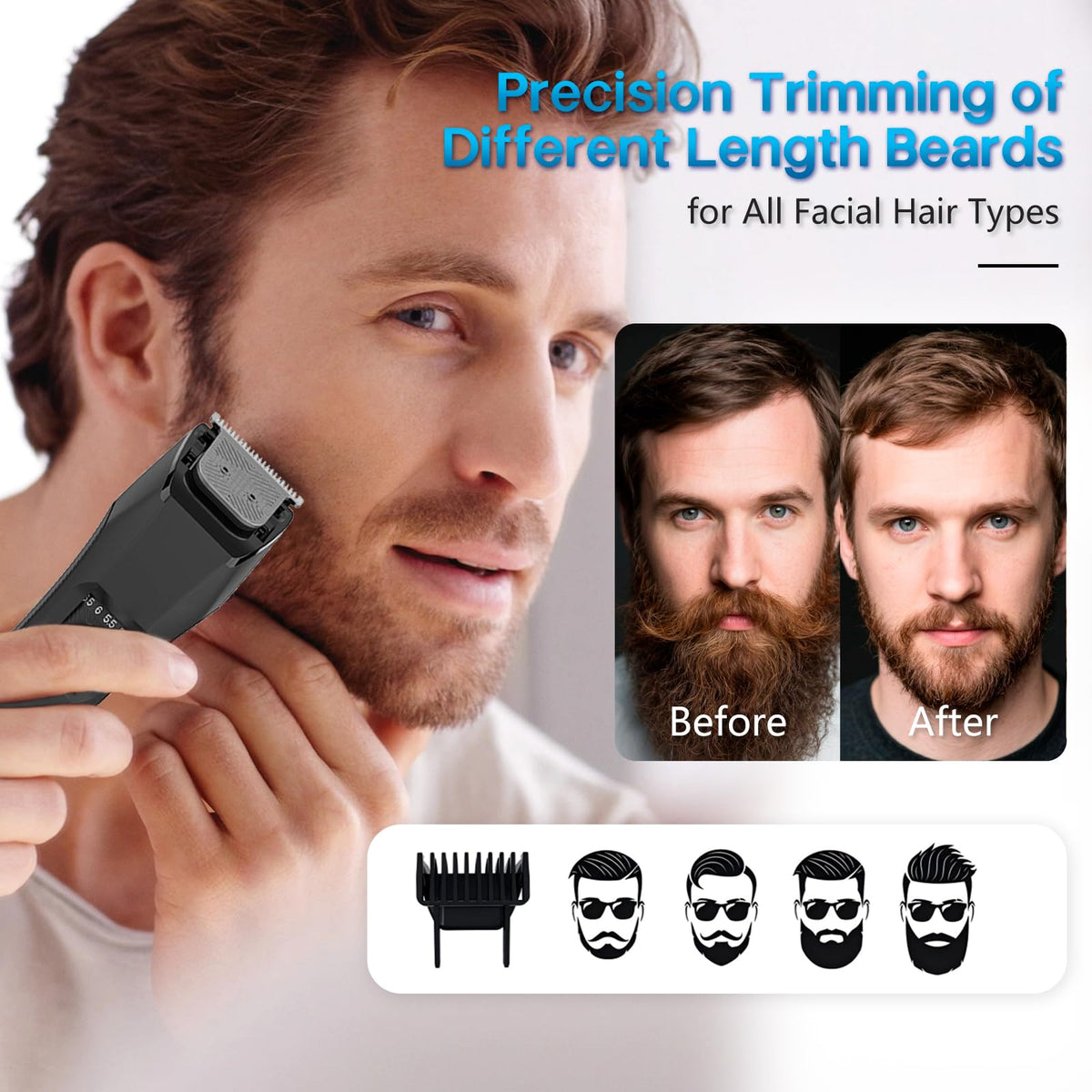 Beatslm trimmer with 7000 RPM motor for fast, even trims