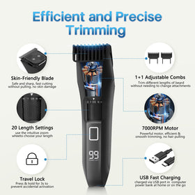 Beatslm trimmer blade close-up for smooth, precise cuts
