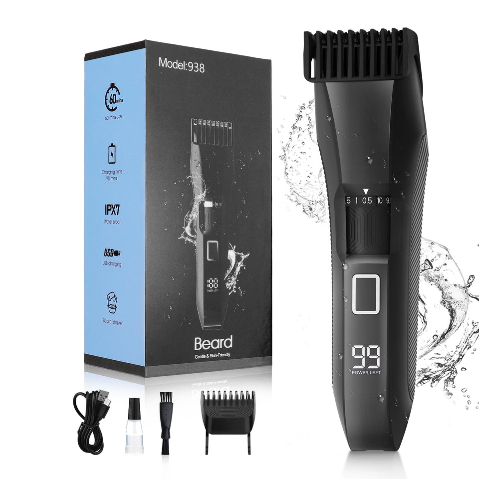 Beatslm beard trimmer with zoom wheel for precise length settings