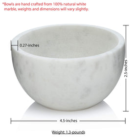 Beau Brummell marble bowl keeps lather warm for a comfortable shave.