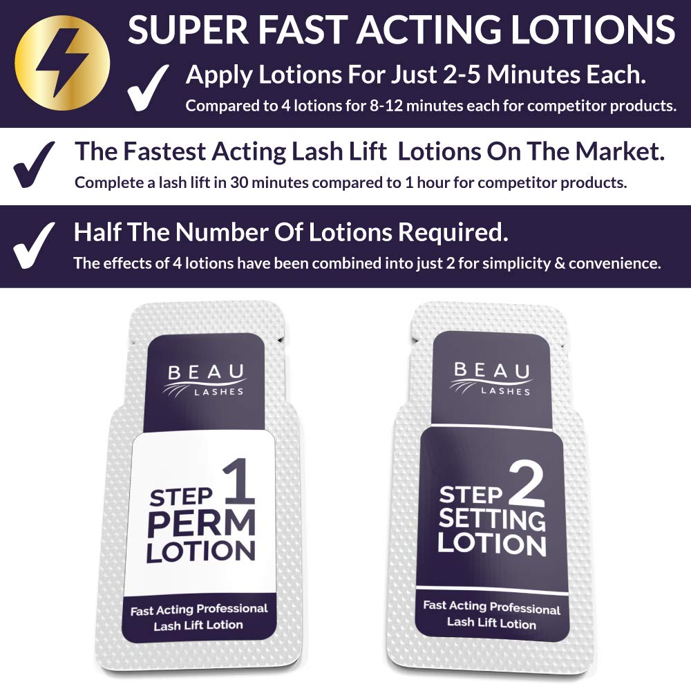 Beau Lashes lash lift glue for clean adhesion