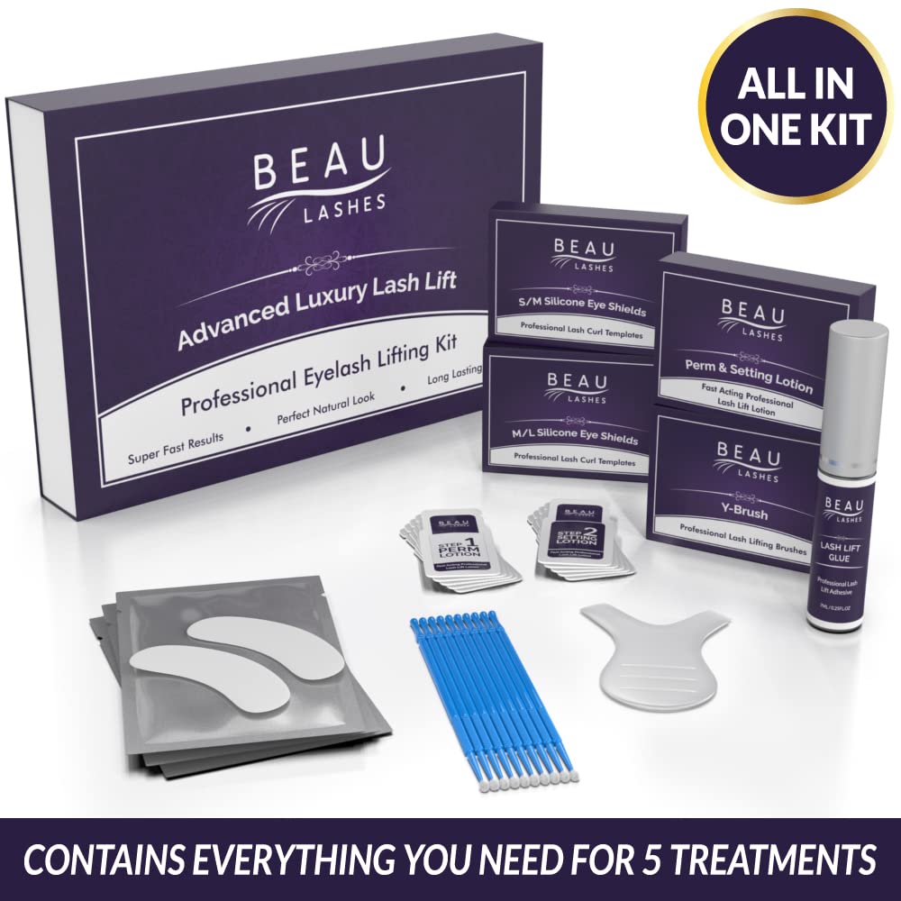 Beau Lashes silicone shields for precise curl formation