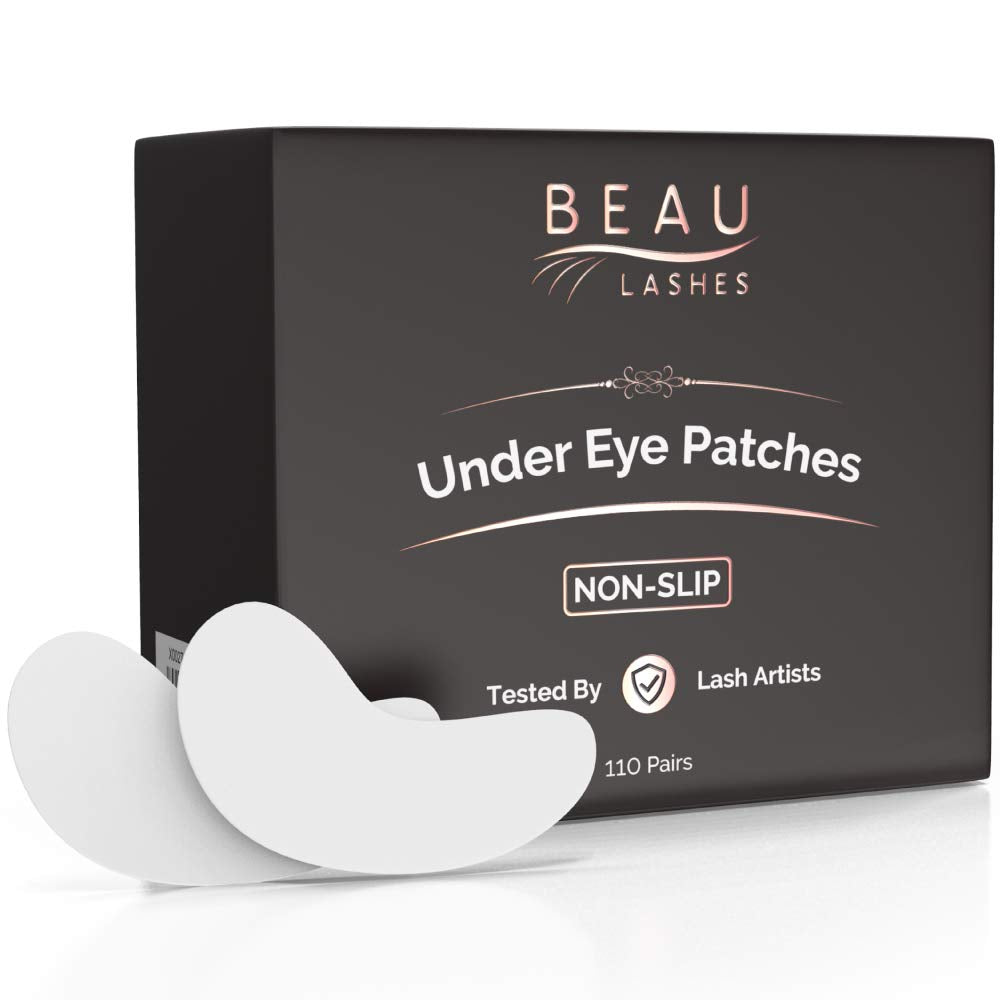Beau Lashes hydrogel eye pad pack offers lint-free, secure hold for lash services.