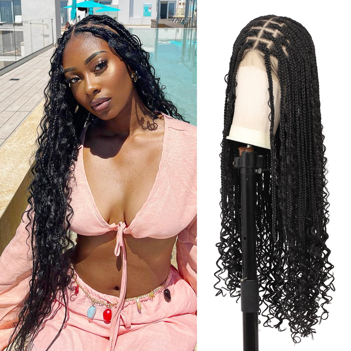 Beauart Brinbea 36-inch lace-front wig with natural hairline for daily wear.