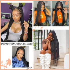 Beauart Brinbea 36-inch braided wig ideal for events and daily wear.