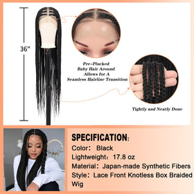 Beauart Brinbea lightweight braided wig with natural luster.