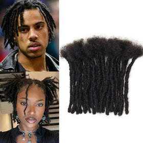 Beauday 6inch 40strands interlocking dreadlocks add instant length and a natural look.