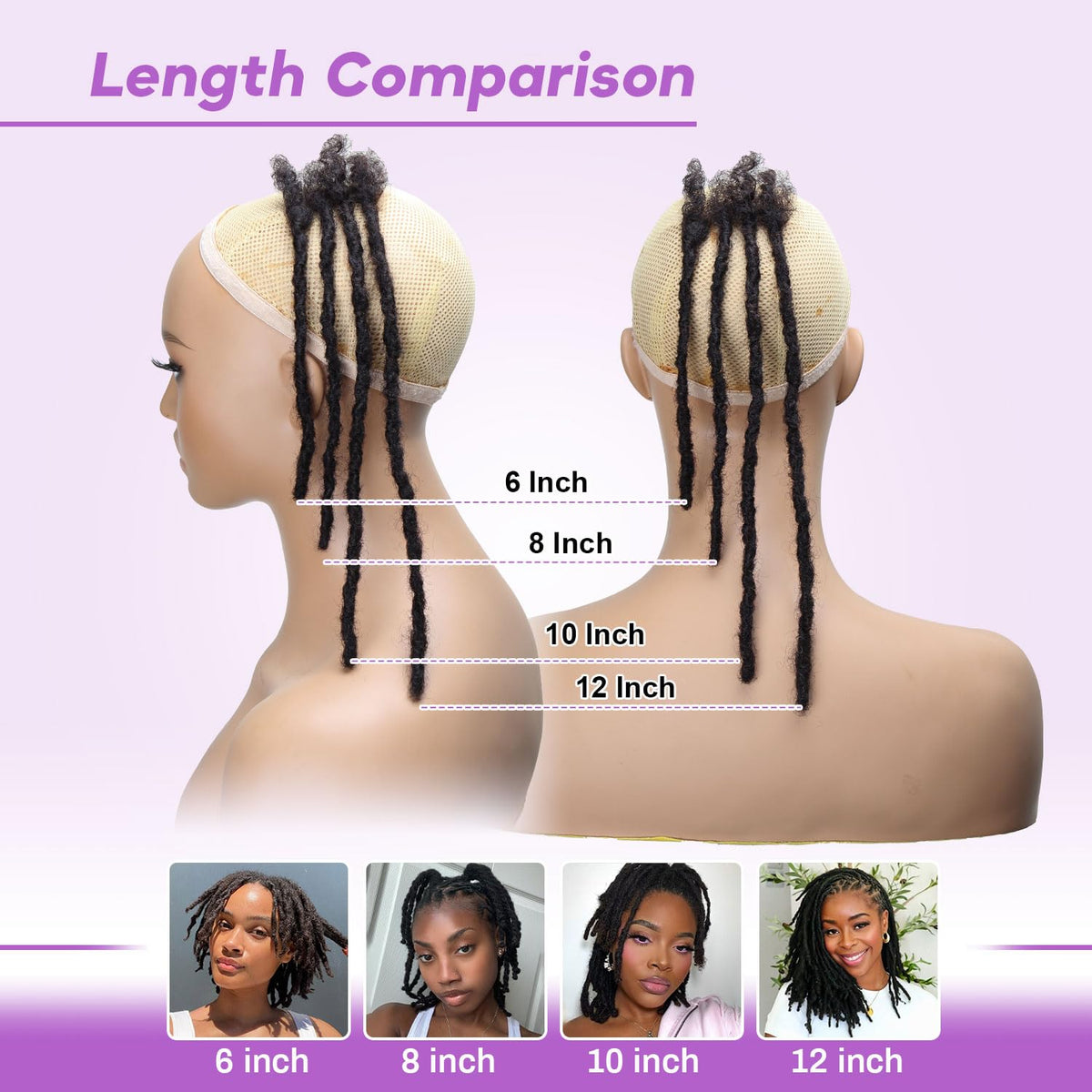 Beauday dreadlock extensions are washable and swim-safe for active lifestyles.